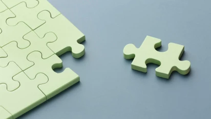 Puzzel met een ontbrekend puzzelstukje als symbool voor goed programma management